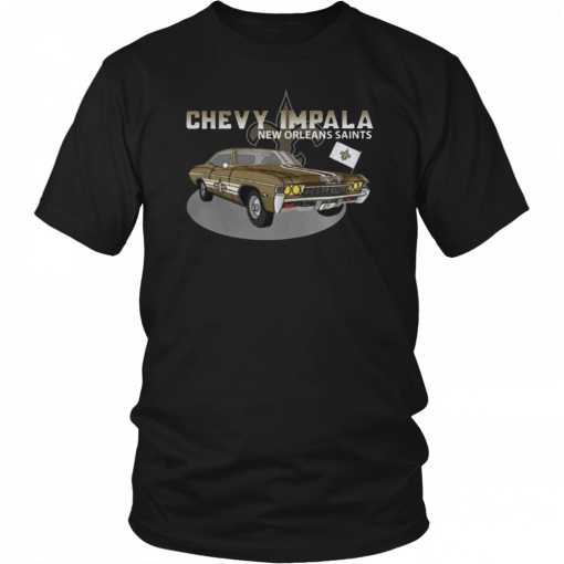 Chevy Impala 1967 New Orlean Saints Unisex T-Shirt