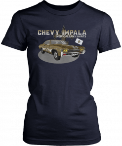 Chevy Impala 1967 New Orlean Saints Unisex T-Shirt