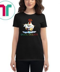 Chicken Pool Party Shirt For Mens Womens Kids