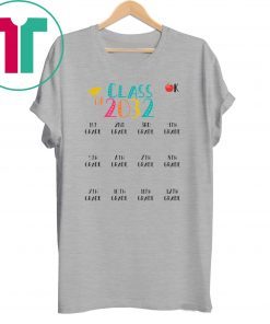 Class Of 2032 K-12 Grow Tee Shirt for Mens Womens Kids