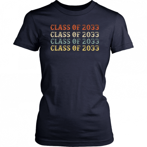 Class Of 2033 Grow With Me Pre-K Graduate Vintage T-Shirt