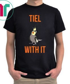 Cockatiel Bird Thug Life Tiel With It T-Shirt for Mens Womens Kids