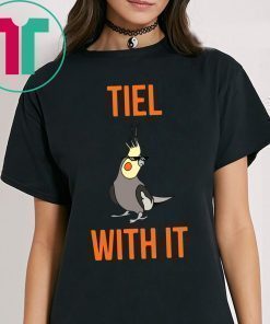 Cockatiel Bird Thug Life Tiel With It T-Shirt for Mens Womens Kids