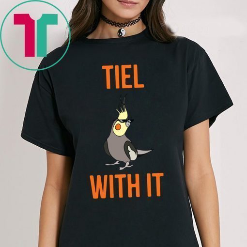 Cockatiel Bird Thug Life Tiel With It T-Shirt for Mens Womens Kids