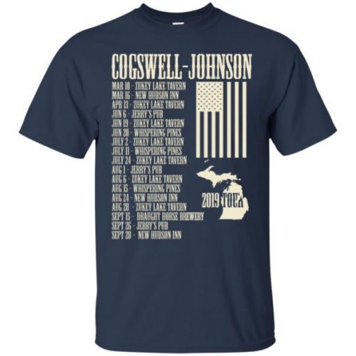 Cogswell And Johnson 2019 Summer Tour shirts