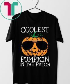 Coolest Pumpkin In The Patch Halloween Costume Boys Gift T-Shirt