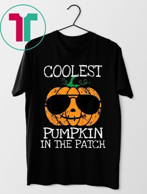 Coolest Pumpkin In The Patch Halloween Costume Boys Gift T-Shirt