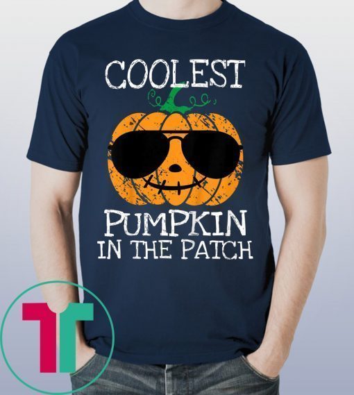 Coolest Pumpkin In The Patch Halloween Costume Boys Gift T-Shirt