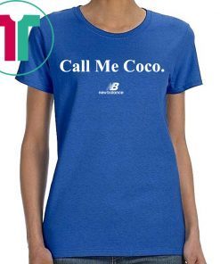 New Balance Call Me Coco Cori Gauff Blue Tee Shirt