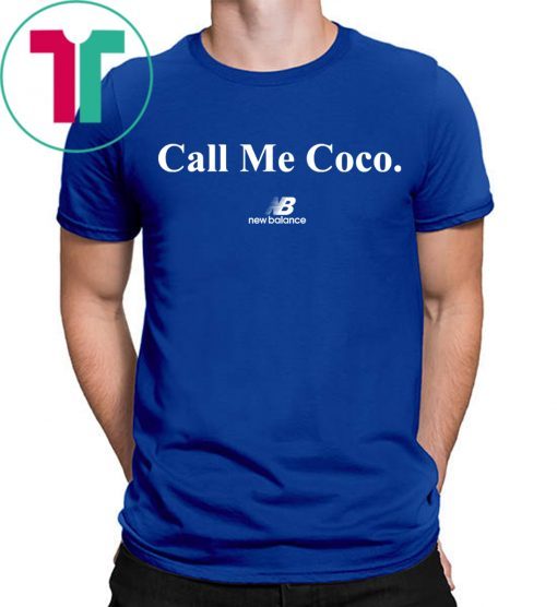 New Balance Call Me Coco Cori Gauff Blue Tee Shirt