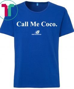 New Balance Call Me Coco Cori Gauff Blue Tee Shirt