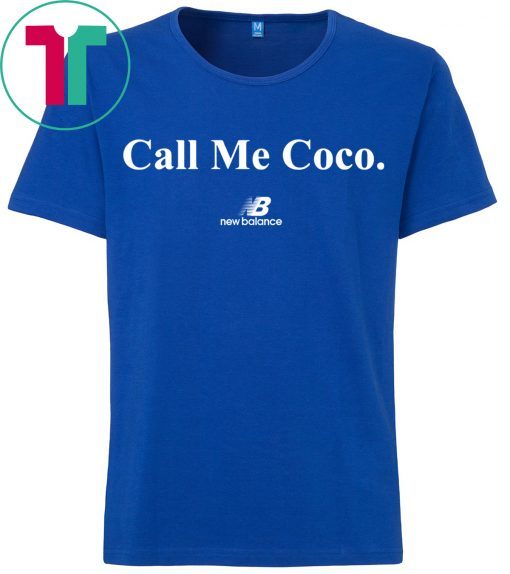 New Balance Call Me Coco Cori Gauff Blue Tee Shirt