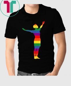 Megan Rapinoe Soccer LGBT Flag of the USA Pride Shirt for Mens Womens Kids