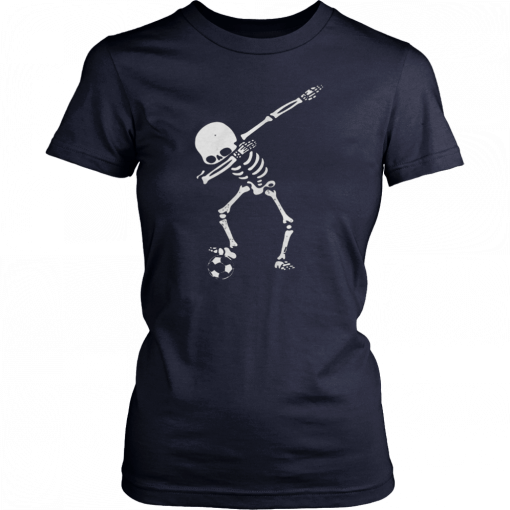 Dabbing Soccer skeleton 2019 T-Shirt