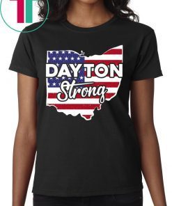 Dayton Strong American Flag T-Shirt