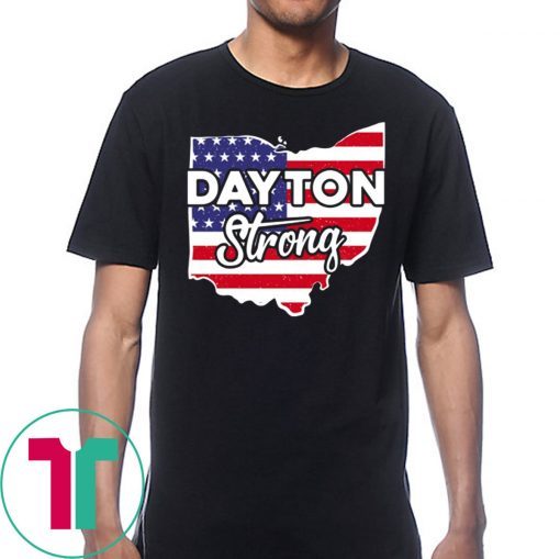 Dayton Strong American Flag T-Shirt