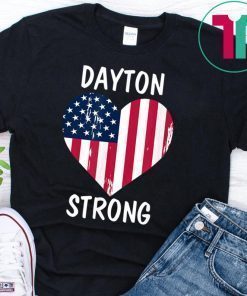 Dayton Strong Dayton Ohio Heart T-Shirt
