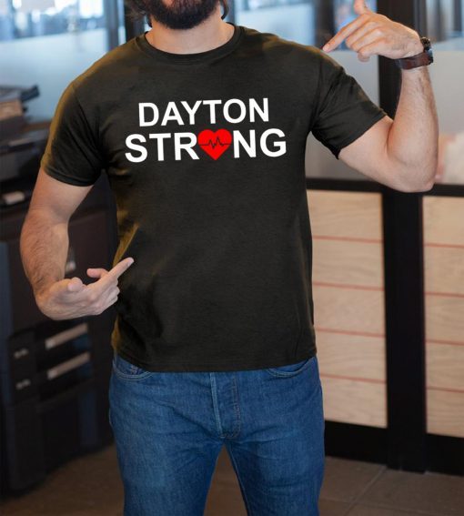 Dayton Strong Heart Heartbeat Shirt