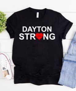 Dayton Strong Heart Heartbeat Shirt