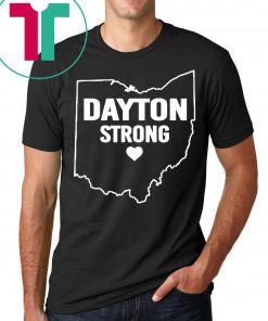 Dayton Strong Ohio Map 937 Strong T-Shirt