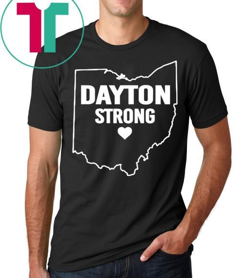 Dayton Strong Ohio Map 937 Strong T-Shirt