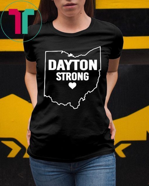 Dayton Strong Ohio Map 937 Strong T-Shirt