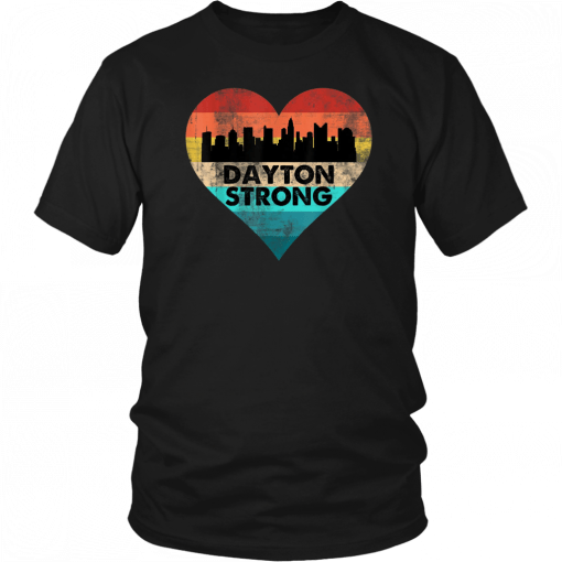 Dayton Strong Ohio Shirt Heart