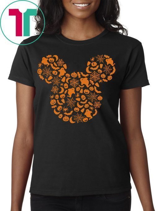 Disney Mickey Mouse Halloween Silhouette Shirt