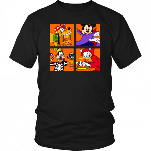 Disney Mickey Mouse and Friends Surprise Halloween Unisex T-Shirt