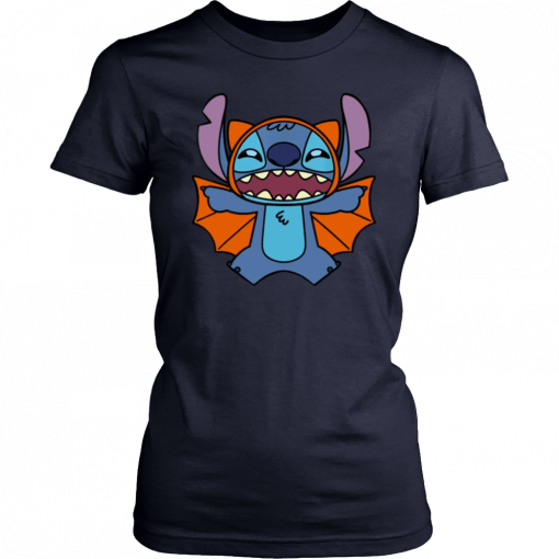 Disney Stitch Bat Halloween T-Shirt