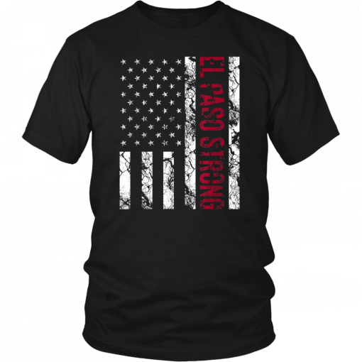 El Paso Strong Distressed Flag Vintage T-Shirt