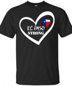 El Paso Strong Heart Texas Flag shirt