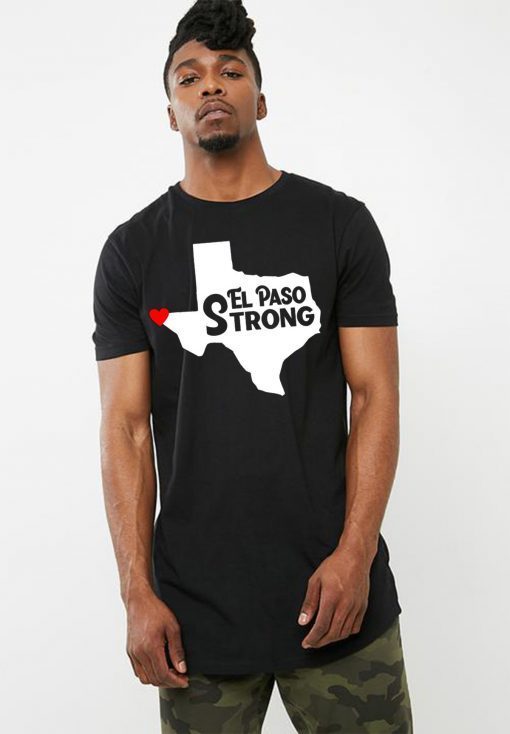 El Paso Strong Heart Unisex T-Shirt Supporting Shooting Victims