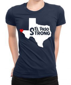 El Paso Strong Heart Unisex T-Shirt Supporting Shooting Victims