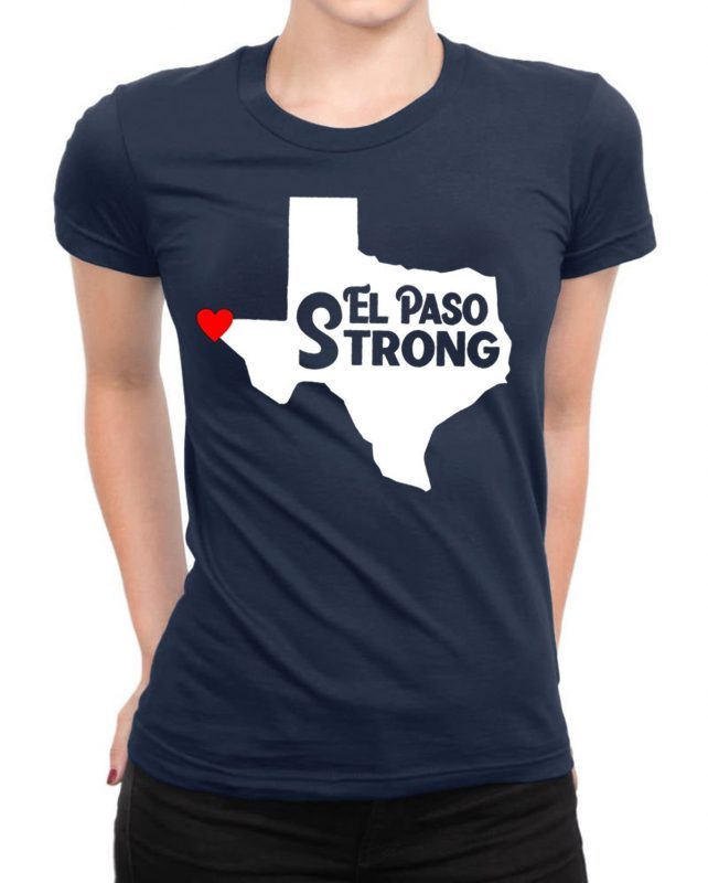 El Paso Strong Heart Unisex T-Shirt Supporting Shooting Victims