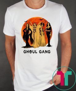 Elvira, Morticia, Lily, Bride Ghoul Gang Shirt for Mens Womens Kids