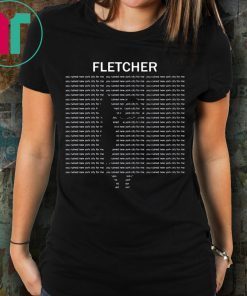 Fletcher you ruined new york city for me t-shirt