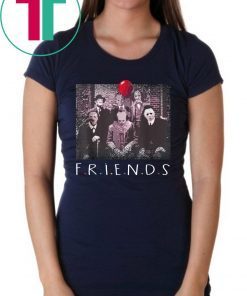 Friends Horror Team Scary Movies Costume T-Shirt