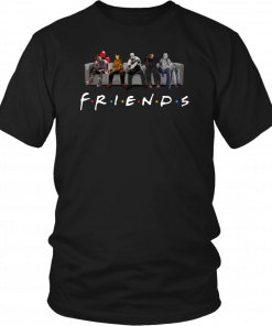 Friends IT Spooky Clown Jason Squad Funny Halloween Scary Costume 2019 T-Shirt