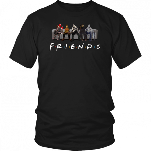 Friends IT Spooky Clown Jason Squad Funny Halloween Scary Costume 2019 T-Shirt