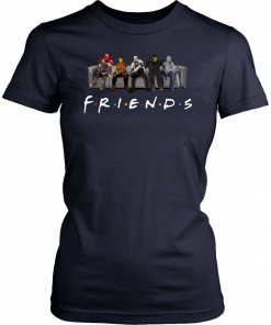 Friends IT Spooky Clown Jason Squad Funny Halloween Scary Costume 2019 T-Shirt