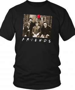 Friends IT Spooky Clown Jason Squad Halloween Unisex 2019 T-Shirt