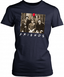 Friends IT Spooky Clown Jason Squad Halloween Unisex 2019 T-Shirt