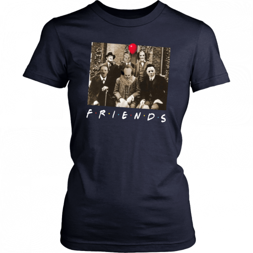 Friends IT Spooky Clown Jason Squad Halloween Unisex 2019 T-Shirt