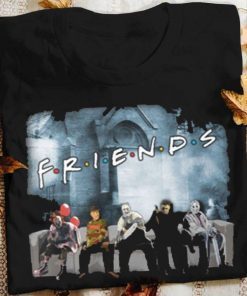 Friends IT Spooky Clown Jason Squad Halloween Horror Funny 2019 T-Shirt