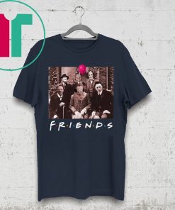 Friends IT Spooky Clown Jason Squad Halloween Horror T-Shirt