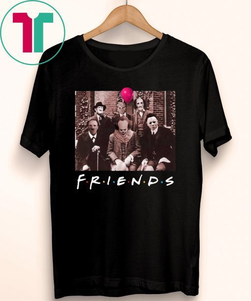 Friends IT Spooky Clown Jason Squad Horror Unisex Shirt