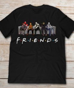 Horror Movie Characters Friends TV Show Unisex T-Shirt