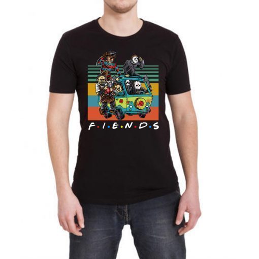 Psychodynamics Horror Movie Characters Friends Vintage Shirt