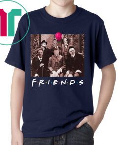 Halloween Team Friends Psychodynamics Horror Characters Shirt